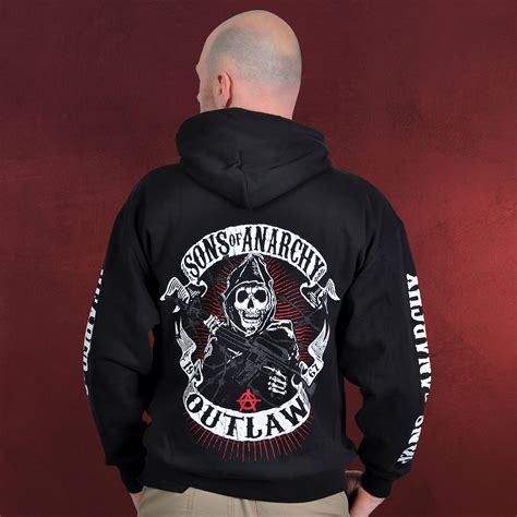 This package have four swatches Black with Americam Flag. . Sons anarchy hoodie